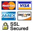 We accept all major credit cards and use SSL secured encryption to protect your information