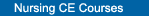 Nursing CEU Courses Online